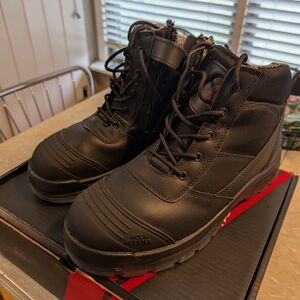 Men's Black Work Boots